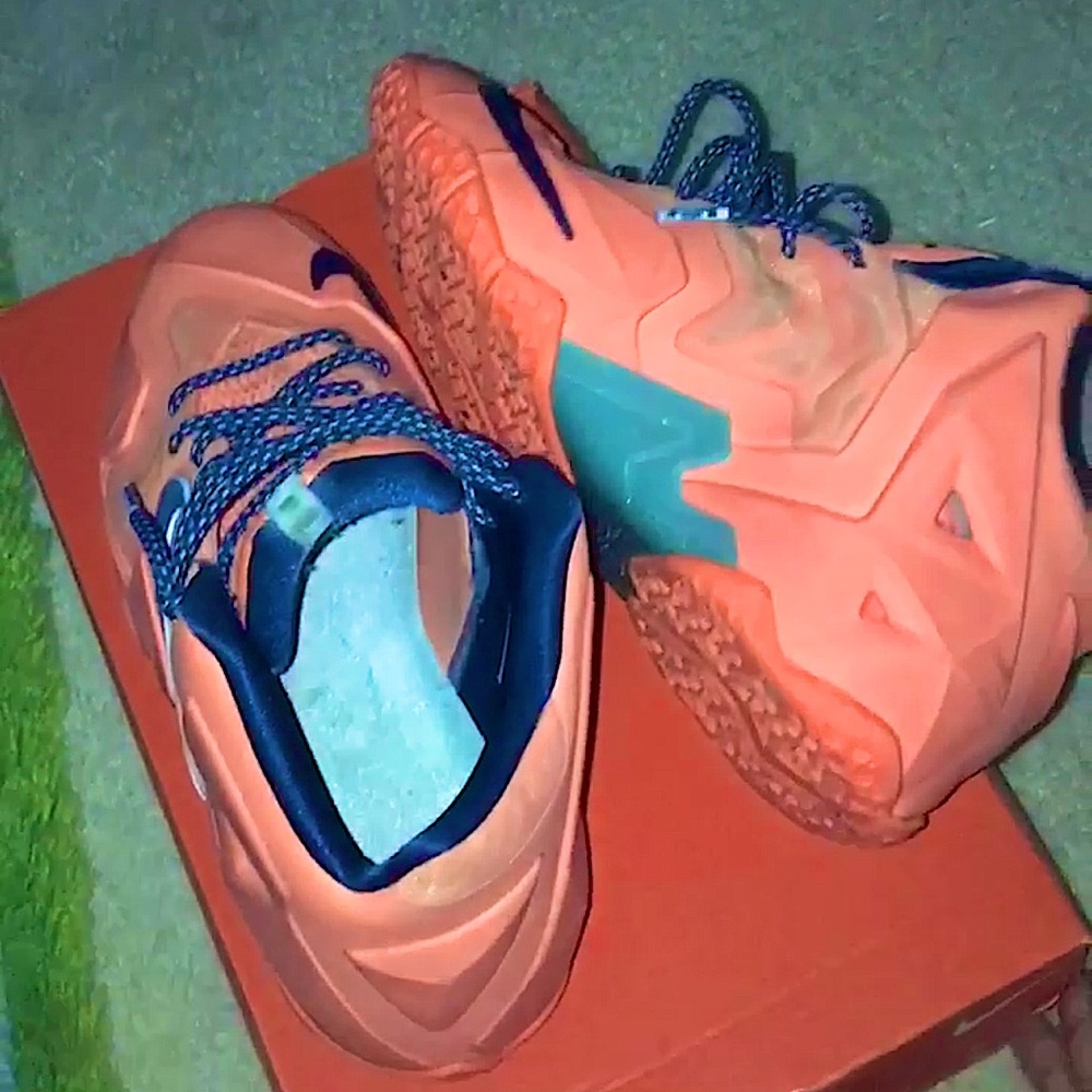 Lebron 11 atomic orange